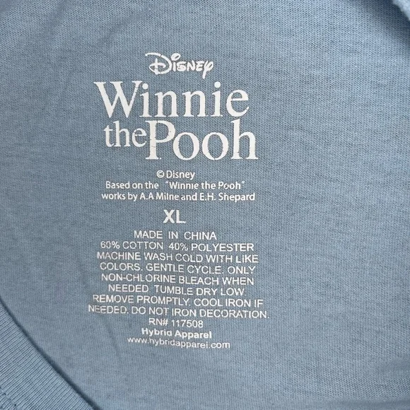 Disney Winnie the Pooh Blue T-Shirt Women’s XL - Picture 5 of 5